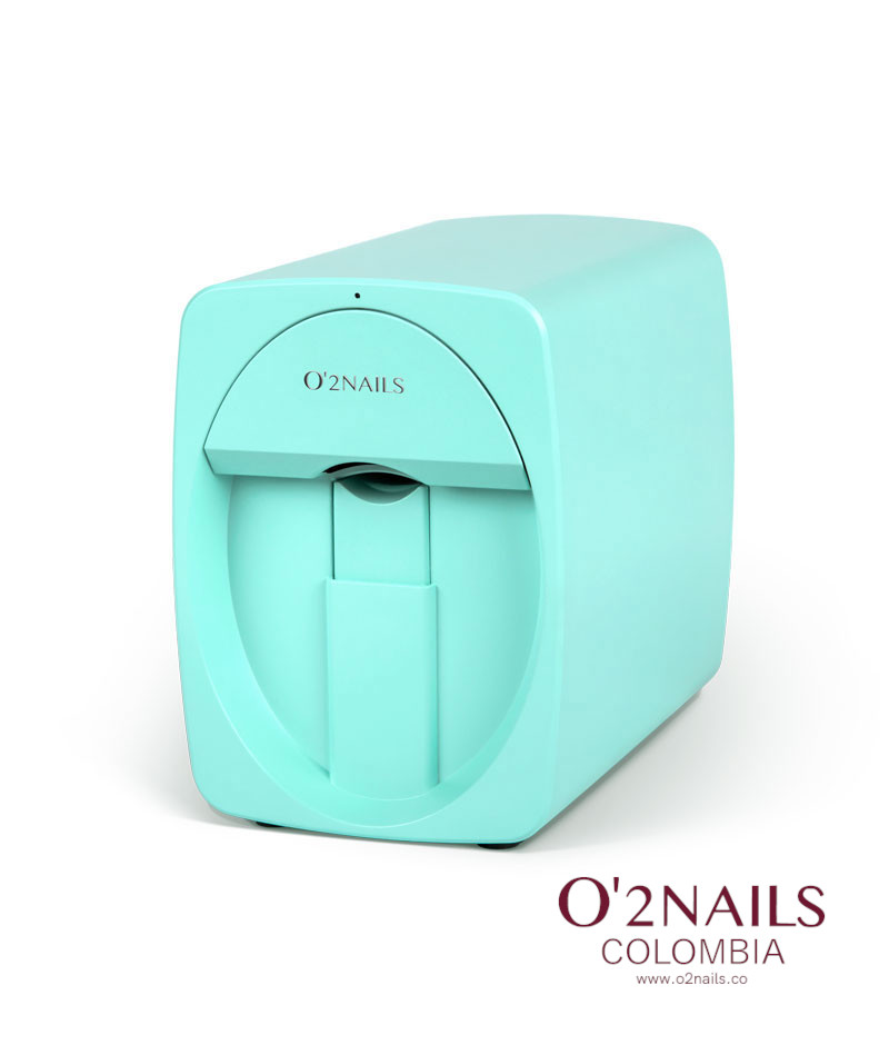 O2NAILS - Impresora de uñas portátil M1 máquina de impresión de uñas móvil  para uso doméstico, salón de uñas (naranja)